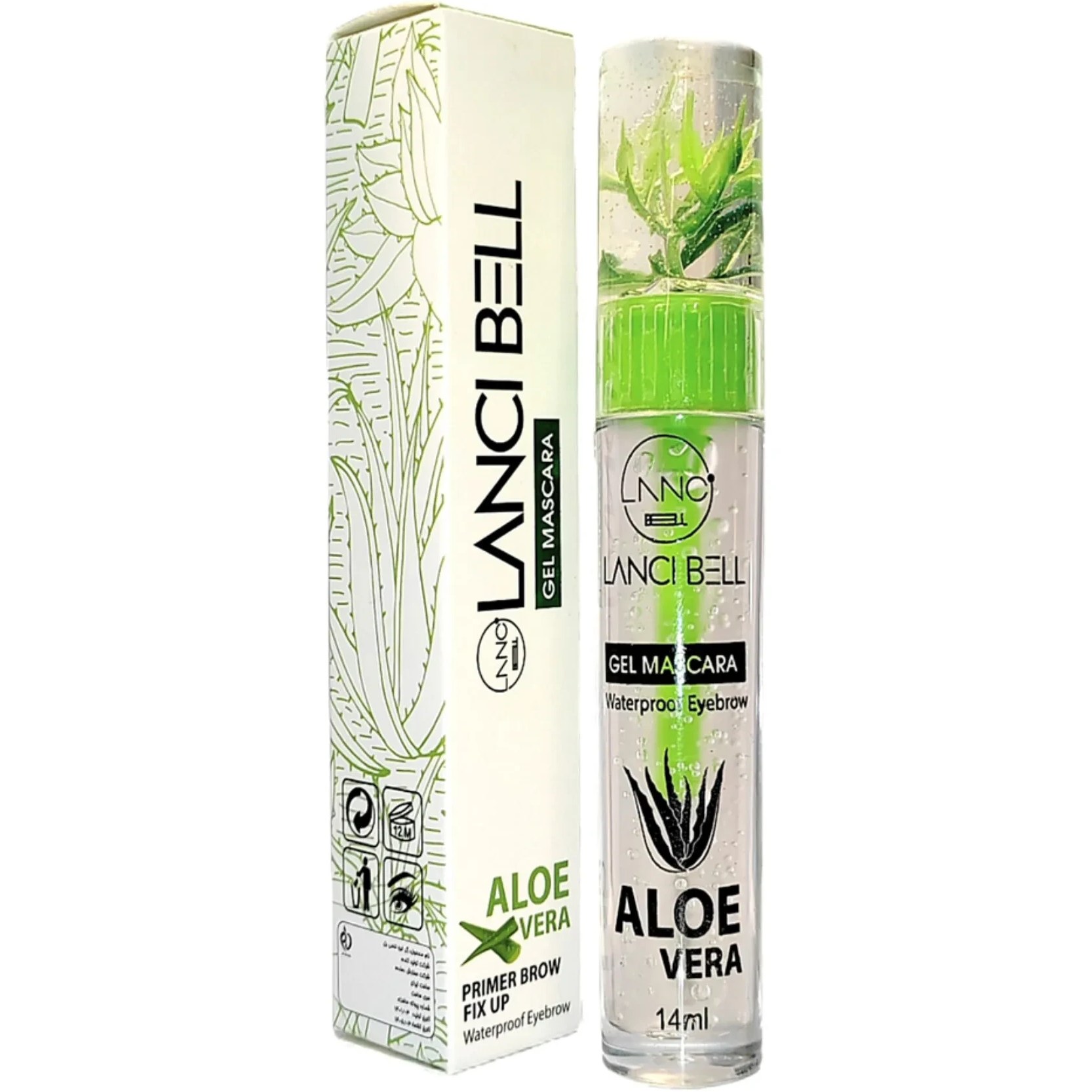 ژل ابرو ضد آب لنسی بل مدل Aloe Vera