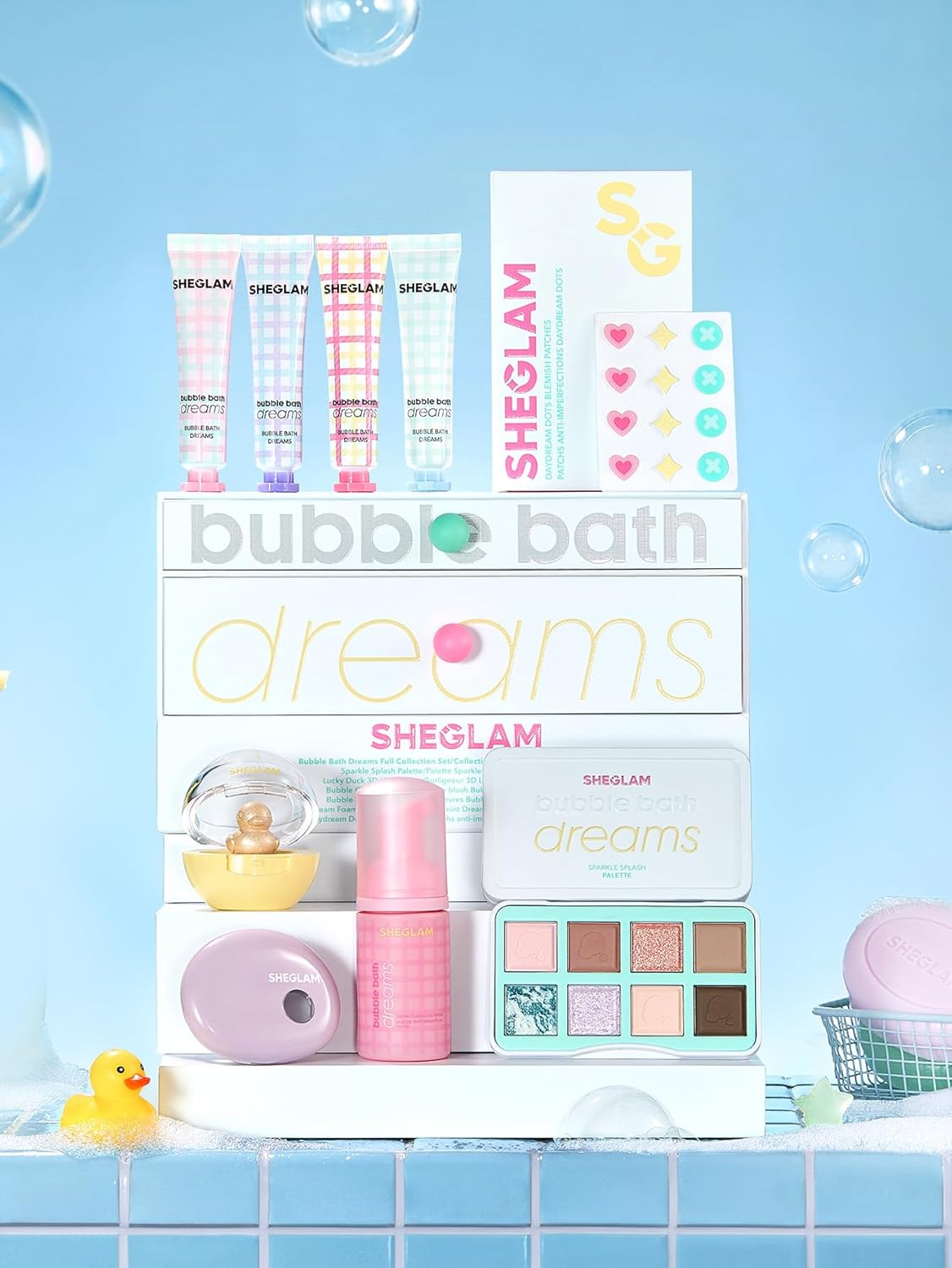 پک کامل آرایشی کالکشن Bubble Bath Dreams شیگلم Sheglam